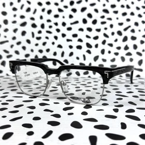 TUMI NEU Herren Eckig Schwarz VTU535 Brille-MEDIUM - Bild 1 von 7