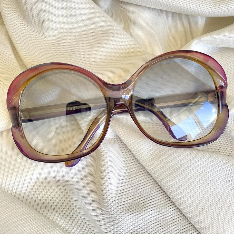 GAFAS DE SOL VINTAGE AÑOS 60 70 ITALIA ULTRA OVERSIZE para mujer X grandes XL Foto 1 de 4