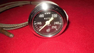 Vintage Stewart Warner 2  1/8" 100 - 250 degree mechanical water temp gauge TROG - Picture 1 of 9