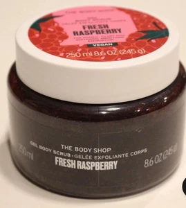 New The Body Shop Fresh Raspberry Gel Body Scrub 8.6oz - Picture 1 of 1