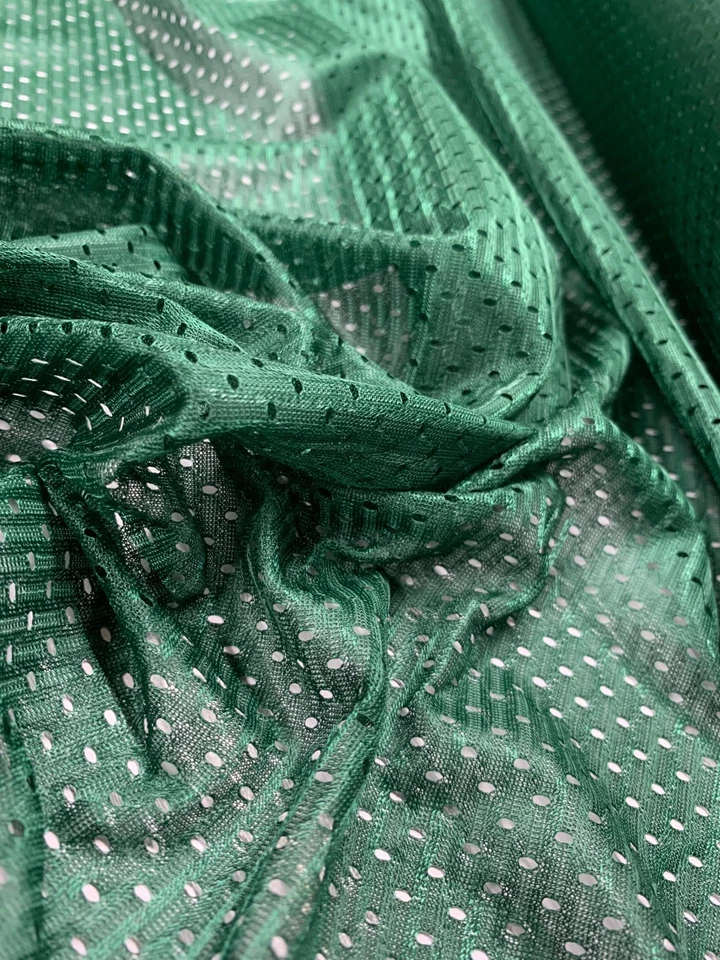 NBA MESH SPORTS KNIT FABRIC: 170CM WIDE : $5.00 P/M : #9509 - Image 1 of 3