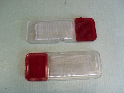 1993-1996 LINCOLN MARK VIII Door Panel Courtesy Light Lens--1 Pair-Free Shipping Foto 1 de 4