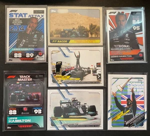 Lewis Hamilton - Mixed 7 Card Lot - Topps Turbo Attax & Chrome F1 Mercedes - Picture 1 of 2