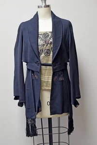 Antique Victorian Edwardian HOUSE OF YOUTH makers Embroidered Embellished Jacket - Picture 1 of 13