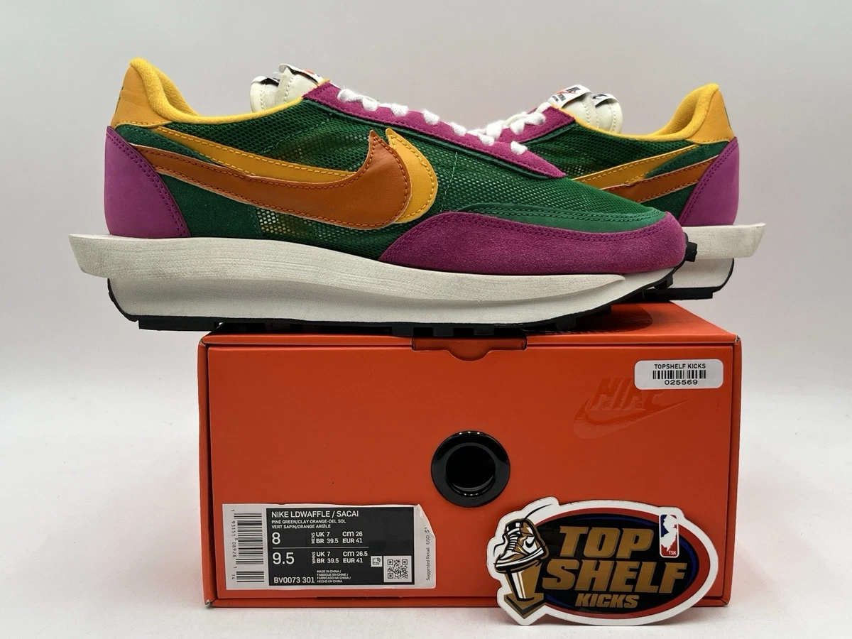 Nike sacai x LDWaffle Pine Green | eBay