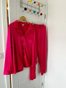 Pijama de 2 piezas satinado sedoso La Redoute ropa de dormir manga larga ropa de dormir - Imagen 1 de 9