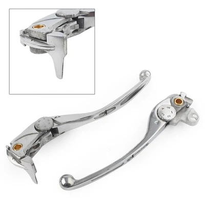 For Honda CBR1000RR 2004-2007 CB1000R 2008-2016 Chrome Black Brake Clutch Levers - Изображение 1 из 4