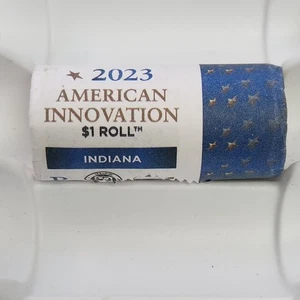 2023 P American Innovation $1 Dollar Indiana Uncirculated Roll - Picture 1 of 3