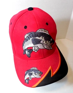 Vintage Bass Fishing Hunting adjustable Cap Mens One size Vietnam - Picture 1 of 8