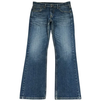 Jeans Levis Masculino 33x30 527 Bootcut Y2K Cowboy Boot Cut Western Denim Whiskered - Imagem 1 de 4