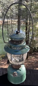 Rare 1950’s Green Early Coleman Kerosene Lantern - Picture 1 of 13