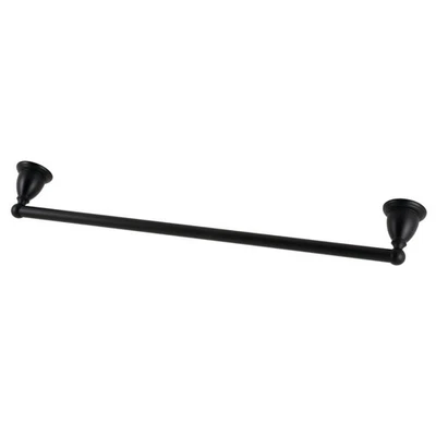 Kingston Brass BA1751MB Heritage 24-Inch Towel-Bar, Matte Black - Image 1 of 3