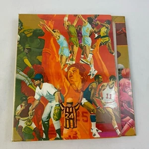 Rhoades Mead Trifold 3 Ring Binder Keeper Football Basketball Baseball Tennis - Picture 1 of 11