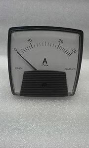 SEW ST-90U PANEL METER 3.5" 0-30 A/AC DIRECT - Picture 1 of 7