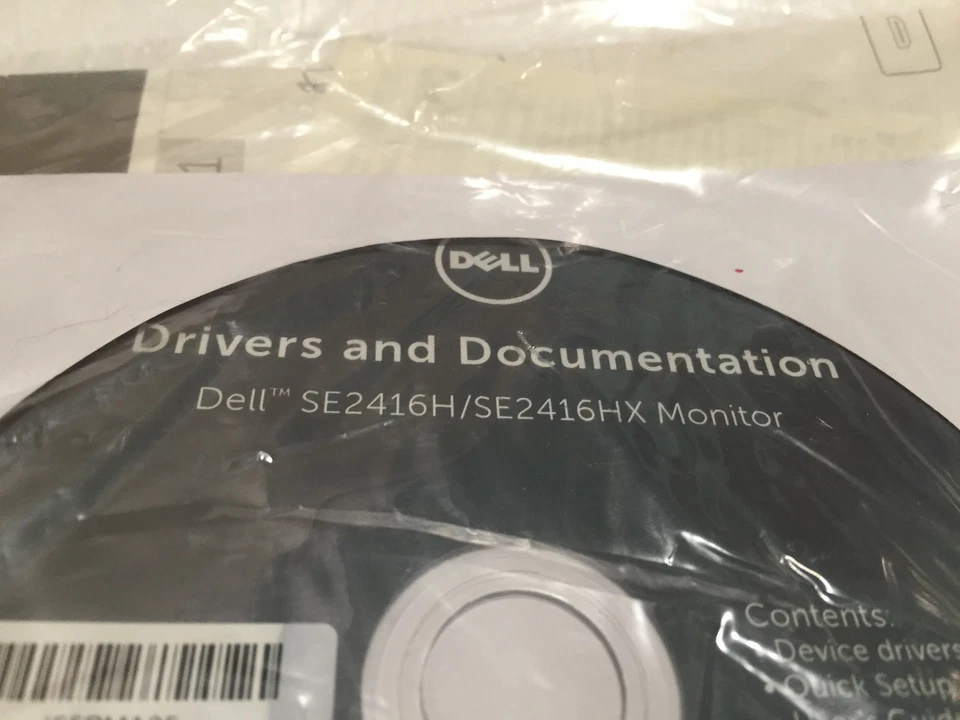 Genuine DELL Drivers and Documentation CD for SE2416H / SE2416HX monitor 2016 - Image 1 of 4