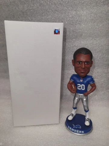 Legends of "The Field" BARRY SANDERS Bobblehead #20 Detroit Lions SGA Cover