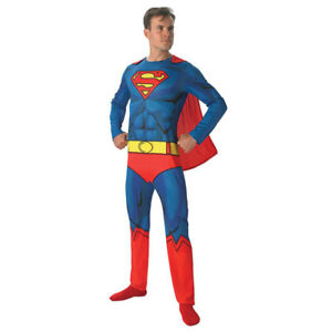2-teilig Fasching Karneval Verkleidet 48//50 Superman Kostüm Superheld 20 Gr M