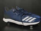 Adidas Mens Icon Bounce Baseball Shoes Blue Low Top Cleats Cg5244 Size 11.5
