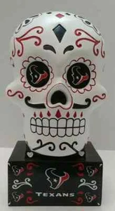 Houston Texans Sugar Skull Statue Dia De Los Muertos Day of the Dead - Picture 1 of 5