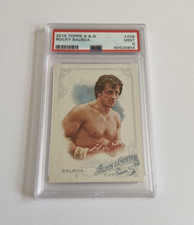 2015 Topps Allen & Ginter's Rocky Balboa 258 PSA 9 Card Boxing Gift Rocky Movie
