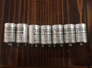 Lote de 7 arrancadores Vicron FS-40PB, 30-40 vatios, stock nuevo/antiguo - Imagen 1 de 3