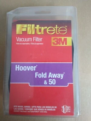 3M Filtrete 64801A / 64801Q Vacuum Filter, For Hoover Fold Away & 50, FREE SHIP - Image 1 of 3