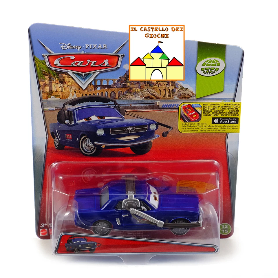 CARS Personaggio BRENT MUSTANGBURGER  in Metallo scala 1:55 by Mattel Disney - Immagine 1 di 1