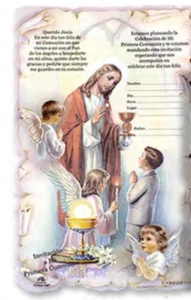 Boys First Communion English Invitations Religious Party Supplies 8 Count - Picture 1 of 1