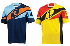 CYCLE JERSEY ONE INDUSTRIES ION 1/4 ZIP MTB bike trail shirt top Yellow / Blue