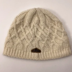 Ivory Knit In Canada Winter Hat Basket Cross Hatch Pattern by Kootenay - Picture 1 of 7