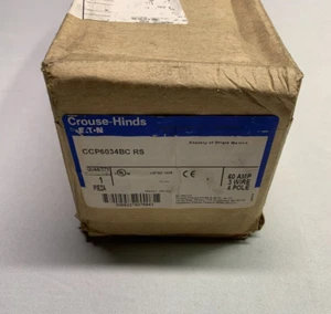Enchufe Eaton/Cooper/Crouse-Hinds P/N CCP6034BC RS PowerMate CCP - Imagen 1 de 5