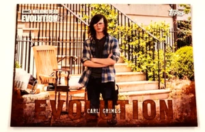 2017 Topps The Walking Dead Evolution CARL GRIMES Brown Parallel Card #14 - Picture 1 of 1