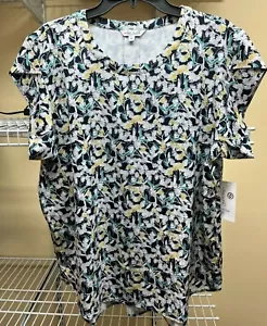 Eden Ruth Willow Short Sleeve Top Blouse Blue White Yellow Women New Choose Size - Picture 1 of 11