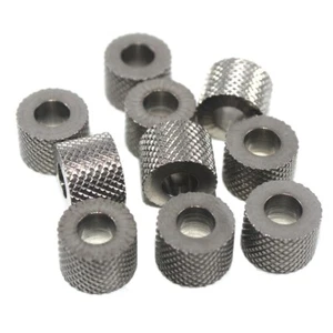 12pcs Steel Bracelet Necklace Beads Paracord Beads Knife Lanyard Beads Crafts - Picture 1 of 7