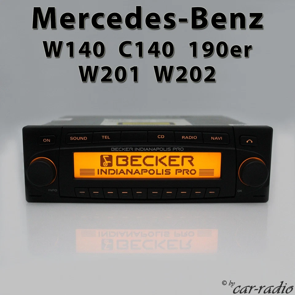 Becker Navi Indianapolis Pro 7950 für Mercedes 190er W201 W202 W140 C140 BE7950 - Bild 1 von 4