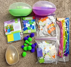 Lotto decorazioni pasquali varie e forniture artigianali - Foto 1 di 10