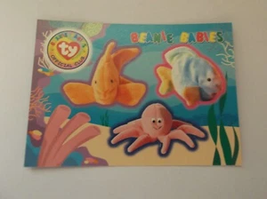 Ty Beanie Babies Official Club "THE OCEAN 2" #4 Sticker Trading Card 1999 - Picture 1 of 2