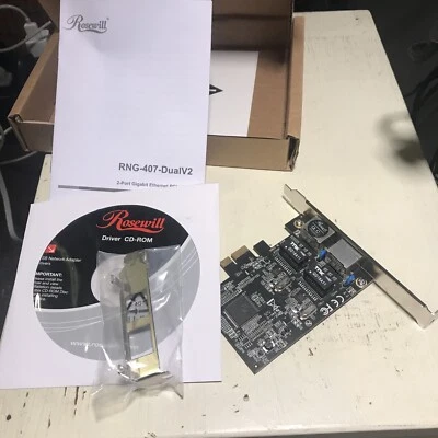 Rosewill RNG-407-Dualv2 Port 2-Port Gigabit Ethernet PCIe Card - Image 1 of 4
