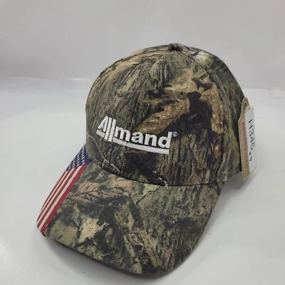 Gorra de béisbol Allmand bandera de EE. UU. roble musgo camuflada con tirantes sombrero multicolor Foto 1 de 4