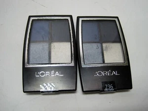 Set of 2 - NEW - L'Oreal Wear Infinite Eyeshadows 236 Cobalt Smokes - Picture 1 of 1