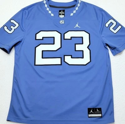 Camiseta de fútbol para hombre Jordan Dri-Fit UNC North Carolina Tar Heels #23 GRANDE L Foto 1 de 4