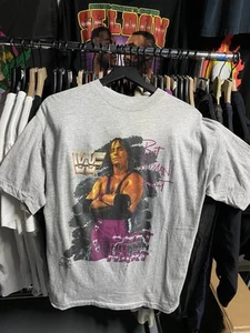 Vintage 90’s WWF Bret Hart T-Shirt Wrestling Adult Size Medium - Bild 1 von 9