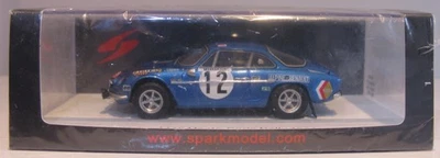 Spark 1:43 S6106 Met Blue Alpine A110 #12 Monte-Carlo 1971 Darniche/Robertet - Image 1 of 3