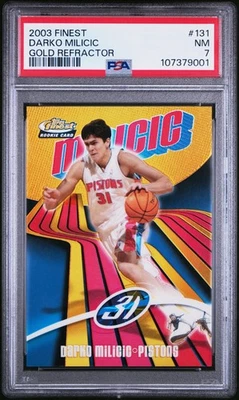Finest Gold Refractor Darko Milicic 2003/25 PSA 7 #131 raro  Foto 1 de 2