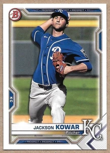 2021 Bowman #BP-43 Jackson Kowar Kansas City Royals - Picture 1 of 2
