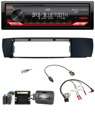 JVC Bluetooth USB DAB Lenkrad Autoradio für BMW X3 04-10 E83 seitlich - Bild 1 von 4