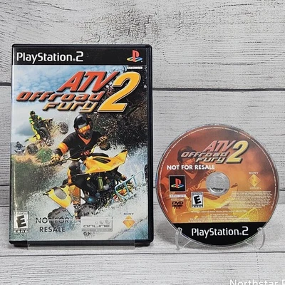 ATV Offroad Fury 2 [No para reventa] (PS2, 2002) Estuche, cubierta y disco | Probado Foto 1 de 3