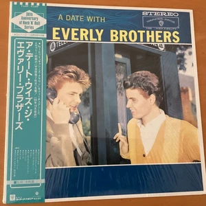 THE EVERLY BROTHERS A DATE WITH THE EVERLY BROTHERS JAPAN LP OBI P-6209 SHRINK - Picture 1 of 5