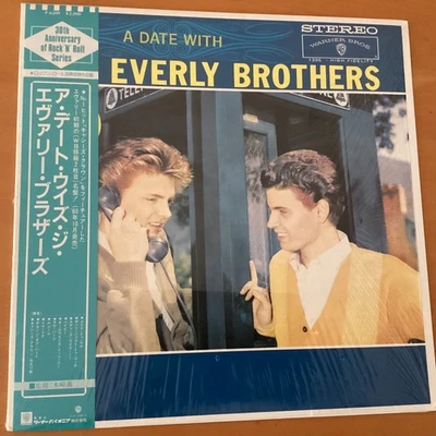 THE EVERLY BROTHERS A DATE WITH THE EVERLY BROTHERS JAPAN LP OBI P-6209 SHRINK - Image 1 of 4