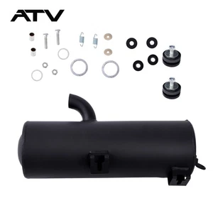 New Exhaust Muffler Silencer for Polaris Sportsman 700 4X4 EFI 02-07 1261223-489 - Picture 1 of 13